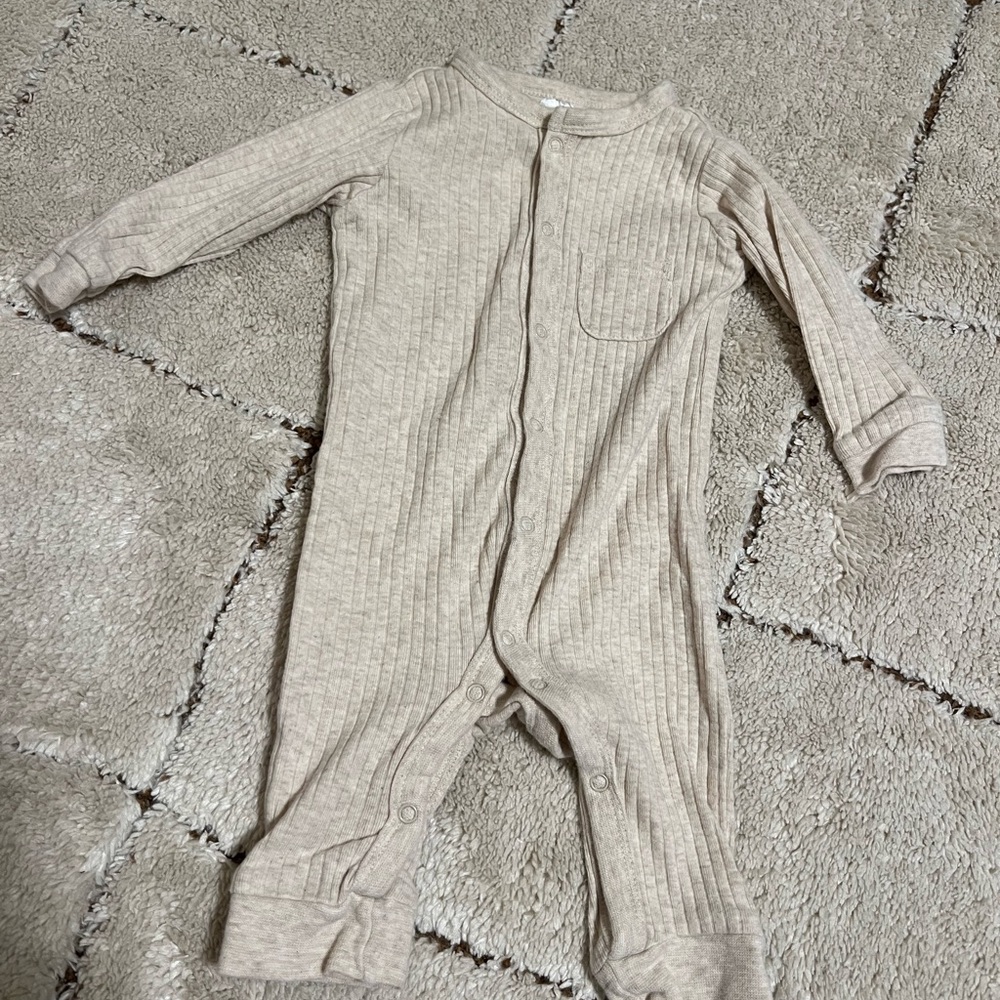 Cozy Cream Baby One Piece